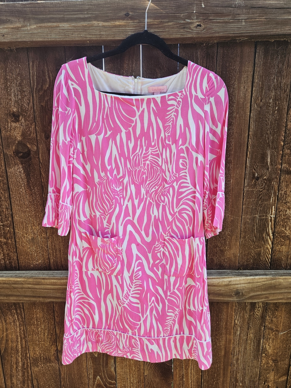 Lilly Pulitzer Pink & White Printed Tunic